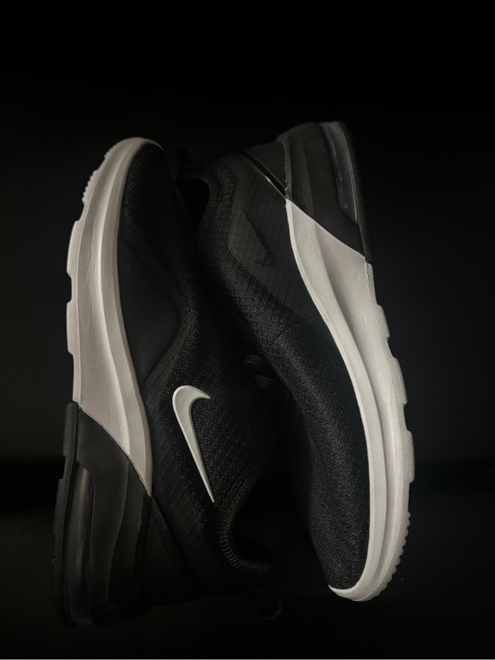 Nike Women’s Black and White Lightweight Running Sneakers